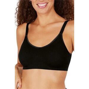 Amoena Eliza SB Seamless Mastectomy Bra Black‎ 44803 bk Size Medium NWT